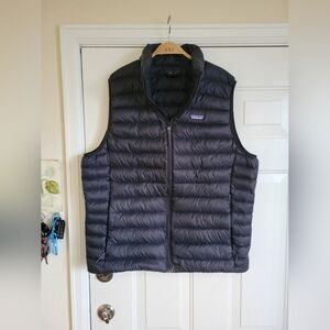 Patagonia Black Puffer Vest Down Mens Xl
